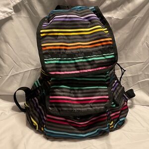 Lesportsac Multicolor Striped Backpack